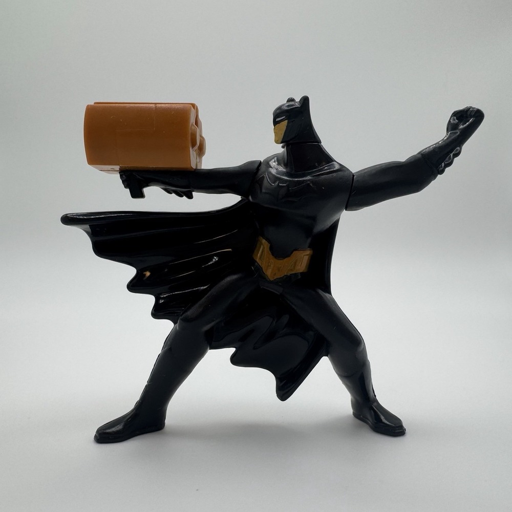 DC Super‎ Hero Batman 3.5" Action Figure w/ Brown Launcher McDonald's 2007